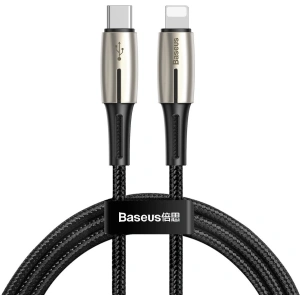 Baseus Waterdrop Cable Type-C to iP PD 18W 1.3m Black