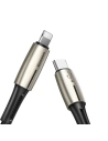 Kup Kabel USB-C do Lightning PD Baseus Waterdrop z diodą LED, 18W, 1,3m (czarny) - BSU1129BLK - {ean13} - Sklep Home Screen