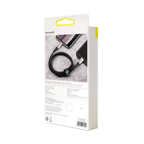 Buy Baseus Waterdrop Cable Type-C to iP PD 18W 1.3m Black - BSU1129BLK - {ean13} - Home Screen Store Europe