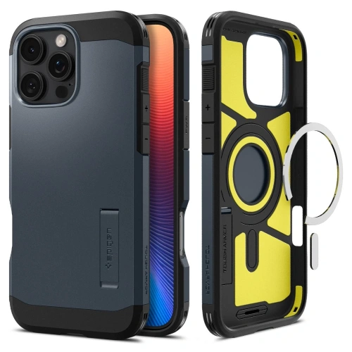 Kup Spigen Tough Armor Mag MagSafe Apple iPhone 16 Pro Max Metall-Schiefer - SPN16487 - {ean13} - Sklep Home Screen
