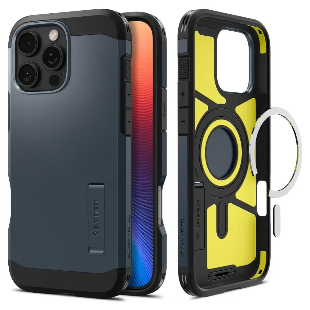 Etui Spigen Tough Armor Mag MagSafe Apple iPhone 16 Pro Max Metal Slate