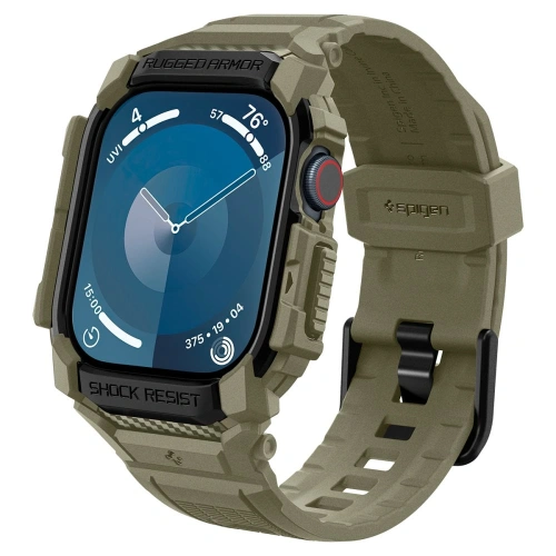 Kup Spigen Rugged Armor Pro Apple Watch 10 46mm Vintage Khaki - SPN16489 - {ean13} - Sklep Home Screen