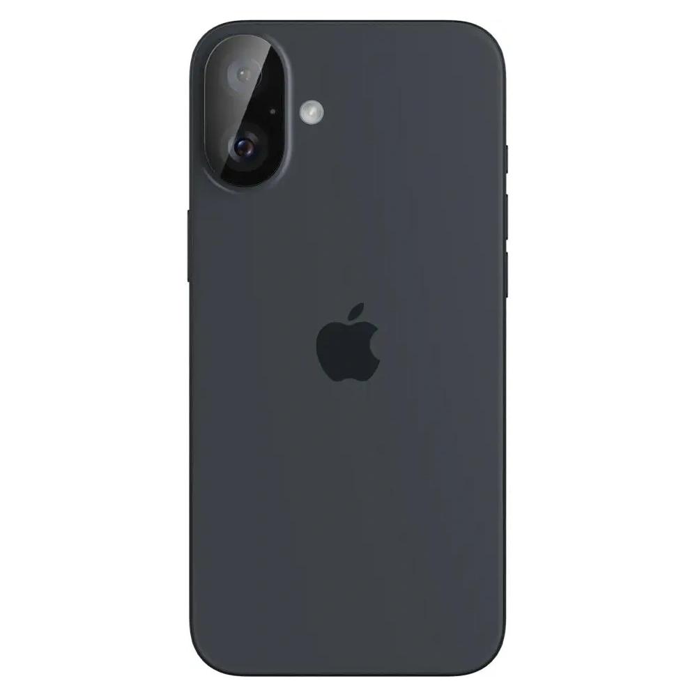 Szkło hartowane na aparat Spigen GLAS.tR Ez Fit Optik Pro Camera Protector Apple iPhone 16 / 16 Plus Black [2 PACK]