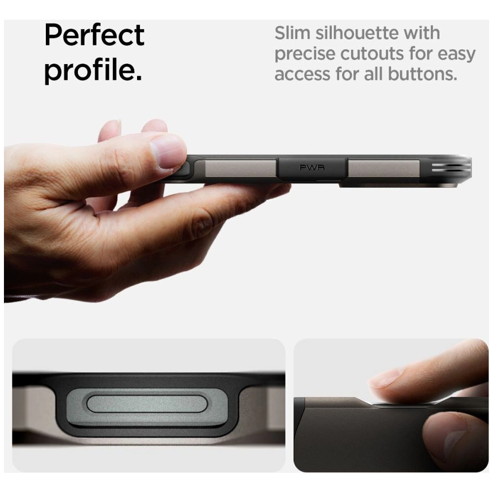 Etui Spigen Tough Armor Mag MagSafe Apple iPhone 16 Pro Max Gunmetal