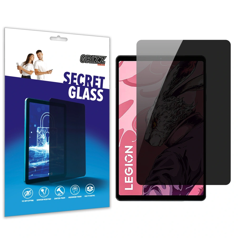 Matowe szkło prywatyzujące GrizzGlass SecretGlass do Lenovo Legion Tab