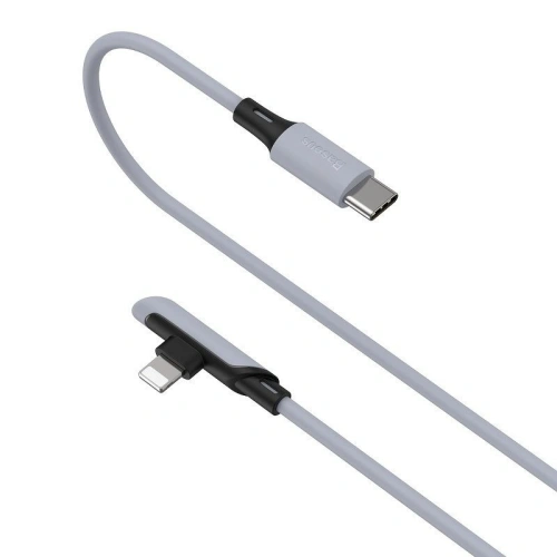Kup Cablul unghiular USB-C la Lightning Baseus Colorat, PD, 18W, 1.2m (mov) - BSU1135PRP - {ean13} - Sklep Home Screen
