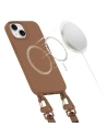 Etui Tech-Protect Magnecklace MagSafe Apple iPhone 15 Chocolate Brown