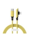 Baseus Colourful Elbow Type-C to iP Cable PD 18W 1.2m Yellow