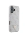 Kup Guess GUHCP16SP4TDSCPP Apple iPhone 16 husă din piele tare cu logo din metal, strass, crossbody roz - GUE004053 - {ean13} - Sklep Home Screen
