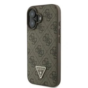 Kup Etui Guess GUHCP16SP4TDSCPW Apple iPhone 16 hardcase Leather Metal Logo Strass Crossbody brązowy/brown - GUE004051 - {ean13} - Sklep Home Screen