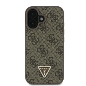 Kup Etui Guess GUHCP16SP4TDSCPW Apple iPhone 16 hardcase Leather Metal Logo Strass Crossbody brązowy/brown - GUE004051 - {ean13} - Sklep Home Screen