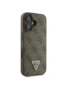 Kup Etui Guess GUHCP16SP4TDSCPW Apple iPhone 16 hardcase Kožené Metal Logo Strass Crossbody hnědá/brown - GUE004051 - {ean13} - Sklep Home Screen