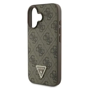 Kup Guess GUHCP16SP4TDSCPW Apple iPhone 16 Hartschale Leder Metall Logo Strass Crossbody braun - GUE004051 - {ean13} - Sklep Home Screen