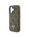 Kup Etui Guess GUHCP16SP4TDSCPW Apple iPhone 16 hardcase Kožené Metal Logo Strass Crossbody hnědá/brown - GUE004051 - {ean13} - Sklep Home Screen