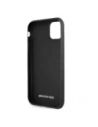 Kup AMG AMHCN61GSEBK Apple iPhone 11 / XR Hartschale Leder mit geprägten Linien schwarz - MRS100 - {ean13} - Sklep Home Screen