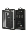 Kup AMG AMHCN61GSEBK Apple iPhone 11 / XR Hartschale Leder mit geprägten Linien schwarz - MRS100 - {ean13} - Sklep Home Screen