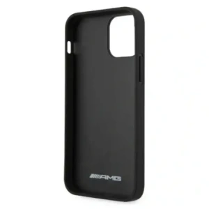 Kup AMG AMHCP12LGSEBK Apple iPhone 12 Pro Max Hartschale Leder Prägungen schwarz - MRS103 - {ean13} - Sklep Home Screen
