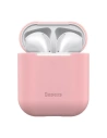 Etui de protecție Baseus Ultrathin pentru căștile Apple AirPods (roz)
