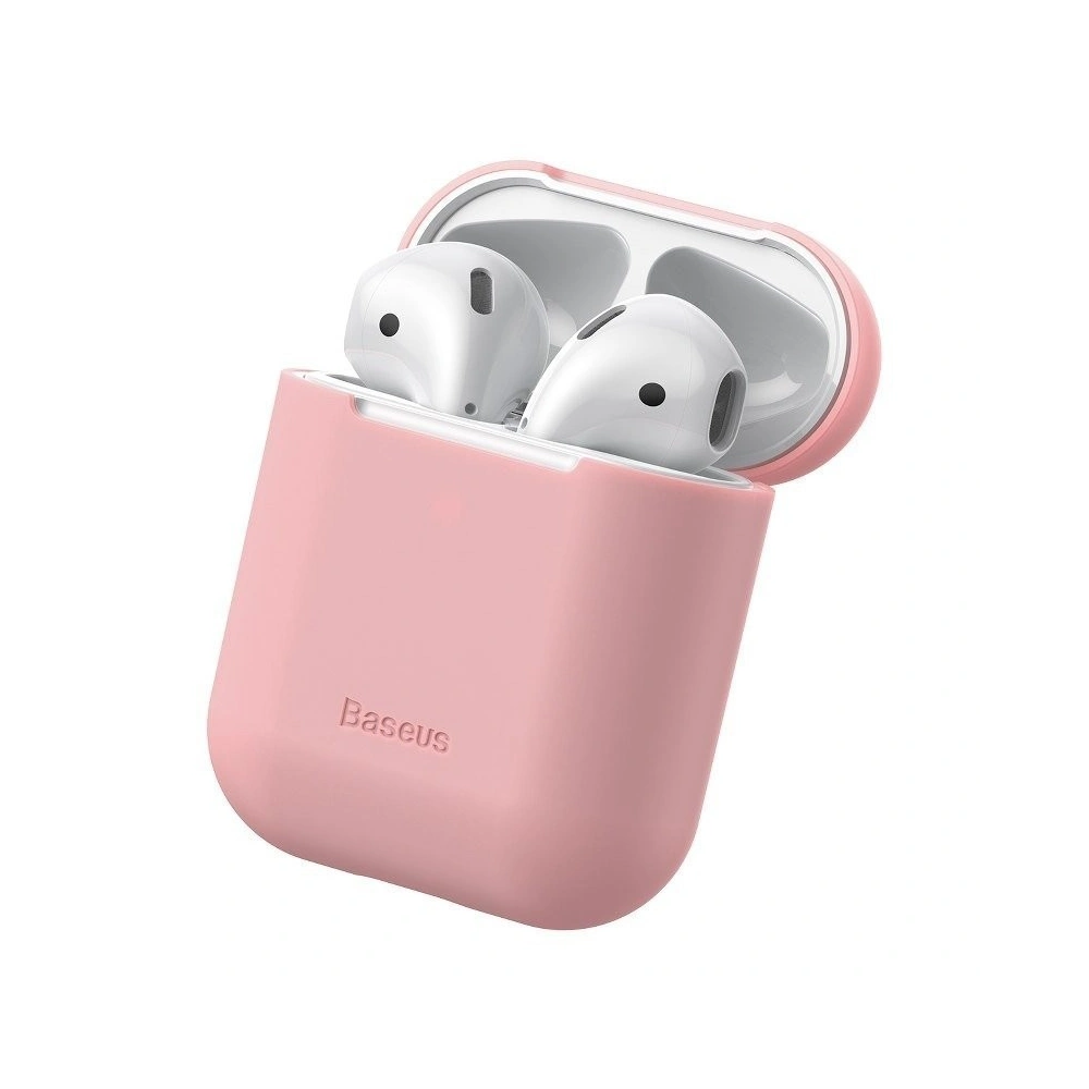 Etui ochronne Baseus Ultrathin na słuchawki Apple AirPods (różowe)