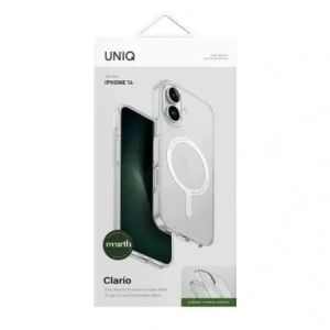 Kup Etui UNIQ Clario Apple iPhone 16 Magclick Charging przeźroczysty/lucent clear - UNIQ1365 - {ean13} - Sklep Home Screen