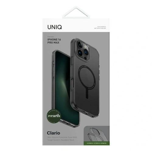 Kup UNIQ Clario Apple iPhone 16 Pro Max Magclick töltő füst - UNIQ1369 - {ean13} - Sklep Home Screen