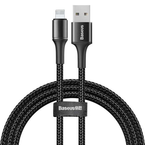Kup Kabel lightning s podsvícením LED Baseus Halo 2.4A 1m (černý) - BSU1144BLK - {ean13} - Sklep Home Screen