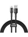 Baseus halo data cable USB For iP 2.4A 1m Black