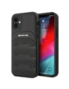 Kup AMG AMHCP12SGSEBK Apple iPhone 12 mini Hartschale Leder Prägung Linien schwarz - MRS108 - {ean13} - Sklep Home Screen