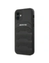 Kup AMG AMHCP12SGSEBK Apple iPhone 12 mini Hartschale Leder Prägung Linien schwarz - MRS108 - {ean13} - Sklep Home Screen