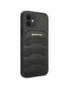 Kup AMG AMHCP12SGSEBK Apple iPhone 12 mini Hartschale Leder Prägung Linien schwarz - MRS108 - {ean13} - Sklep Home Screen