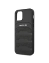 Kup AMG AMHCP12SGSEBK Apple iPhone 12 mini Hartschale Leder Prägung Linien schwarz - MRS108 - {ean13} - Sklep Home Screen
