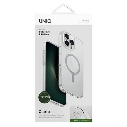 Kup Etui UNIQ Clario Apple iPhone 16 Pro Max Magclick Charging przeźroczysty/lucent clear - UNIQ1370 - {ean13} - Sklep Home Screen