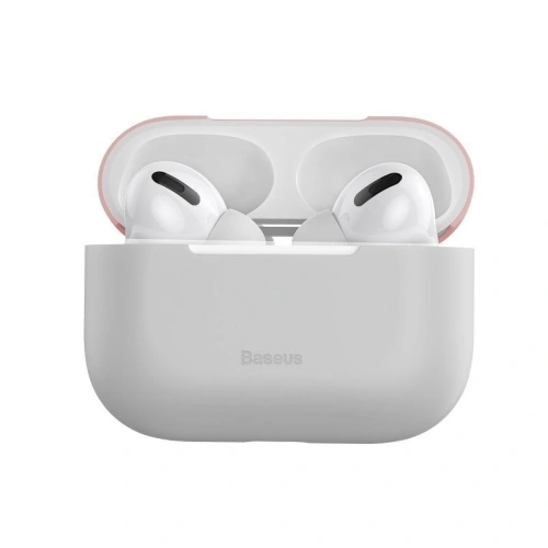 Kup Silikon védőtok Baseus Super Thin Apple AirPods Pro-hoz (szürke-rózsaszín) - BSU1149GRYPNK - {ean13} - Sklep Home Screen