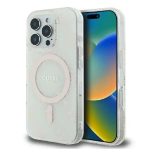 Kup Etui Guess GUHMP16LH4DTEH Apple iPhone 16 Pro hardcase IML 4G Background MagSafe biały/white - GUE003974 - {ean13} - Sklep Home Screen