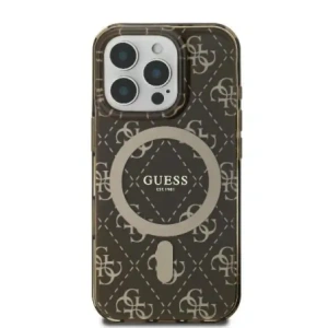 Buy Guess GUHMP16LH4DTEW Apple iPhone 16 Pro hardcase IML 4G Background MagSafe brown - GUE003970 - {ean13} - Home Screen Store Europe