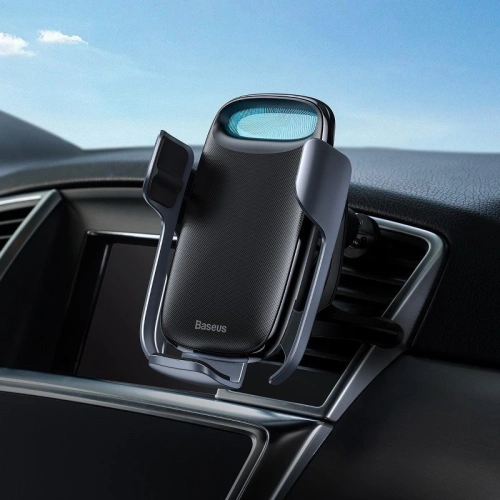 Kup Suport auto gravitațional Baseus Milky Way cu încărcător wireless Qi 15W (negru) - BSU1150BLK - {ean13} - Sklep Home Screen