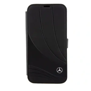 Kup Etui Mercedes MEBKP15L8ROLK Apple iPhone 15 Pro bookcase Leather Wave Patern czarny/black - MRS110 - {ean13} - Sklep Home Screen