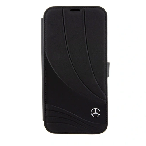 Kup Etui Mercedes MEBKP15L8ROLK Apple iPhone 15 Pro bookcase Leather Wave Patern czarny/black - MRS110 - {ean13} - Sklep Home Screen