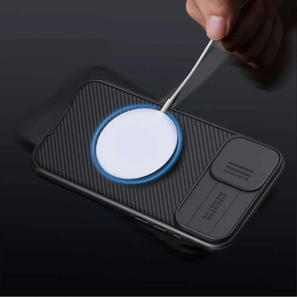 Etui Nillkin CamShield Pro Magnetic Case na Apple iPhone 16 czarne