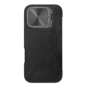 Kup Etui Nillkin Qin Prop Leather Case Apple iPhone 16 Pro Max czarne - NLK1608 - {ean13} - Sklep Home Screen