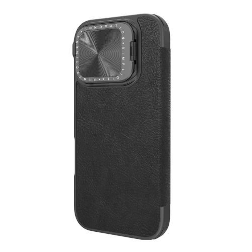 Kup Etui Nillkin Qin Prop Leather Case Apple iPhone 16 Pro Max černé - NLK1608 - {ean13} - Sklep Home Screen