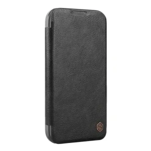 Kup Etui Nillkin Qin Prop Leather Case Apple iPhone 16 Pro Max czarne - NLK1608 - {ean13} - Sklep Home Screen