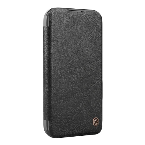 Buy Nillkin Qin Prop Leather Case Apple iPhone 16 Pro Max black - NLK1608 - {ean13} - Home Screen Store Europe