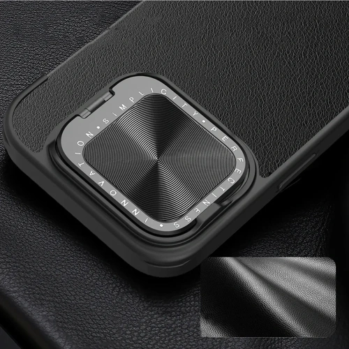 Kup Nillkin Qin Prop Lederhülle Apple iPhone 16 Pro Max schwarz - NLK1608 - {ean13} - Sklep Home Screen