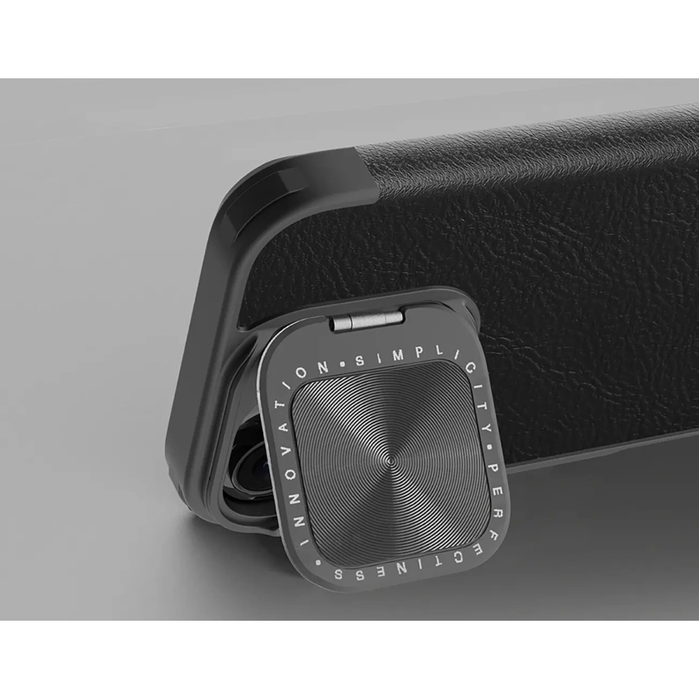 Etui Nillkin Qin Prop Leather Case Apple iPhone 16 Pro Max czarne