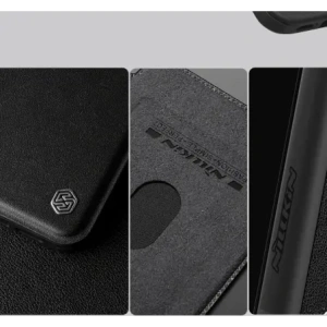 Kup Etui Nillkin Qin Prop Leather Case Apple iPhone 16 Pro Max czarne - NLK1608 - {ean13} - Sklep Home Screen