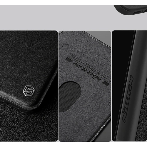 Kup Etui Nillkin Qin Prop Leather Case Apple iPhone 16 Pro Max černé - NLK1608 - {ean13} - Sklep Home Screen