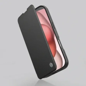 Kup Nillkin Qin Prop Lederhülle Apple iPhone 16 Pro Max schwarz - NLK1608 - {ean13} - Sklep Home Screen