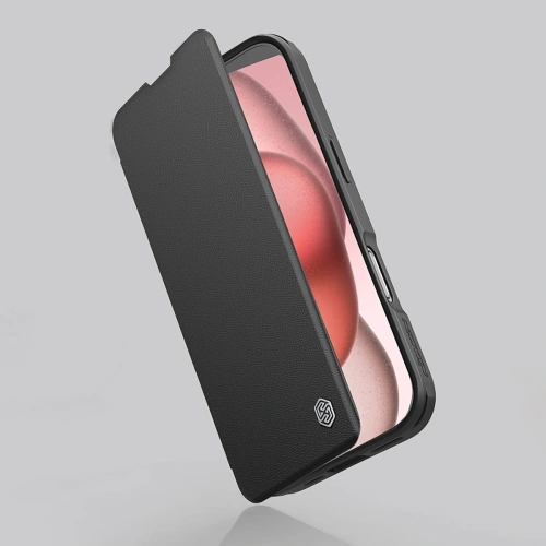 Kup Nillkin Qin Prop Lederhülle Apple iPhone 16 Pro Max schwarz - NLK1608 - {ean13} - Sklep Home Screen