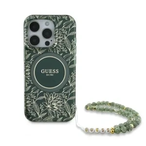 Kup Etui Guess GUHMP16LHCPOFPA Apple iPhone 16 Pro hardcase IML Flowers Allover Electro With Pearl Strap MagSafe zielony/green - GUE003951 - {ean13} - Sklep Home Screen